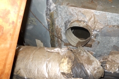 duct work disconnected in attic