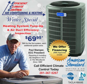 winter specials with Efficient Climate Control